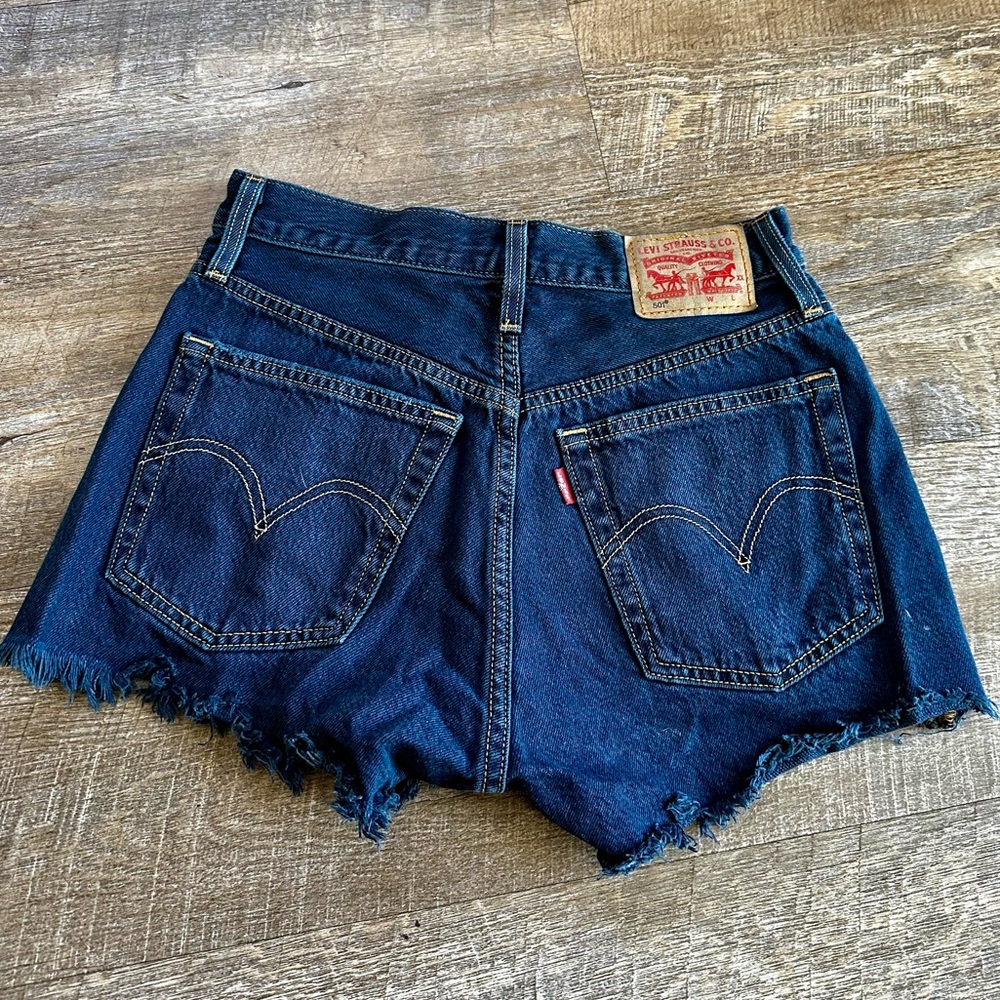 LEVIS 501 high rise shorts 25